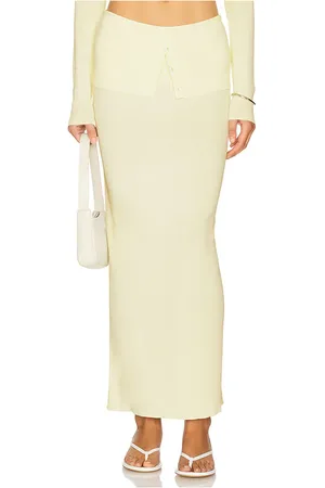 Lioness Falda amour en color amarillo limon talla L en - Lemon. Talla L (también en M, S, XS).