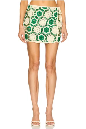 Agua Bendita Falda envolvente en color verde talla L en - Green. Talla L (también en M).