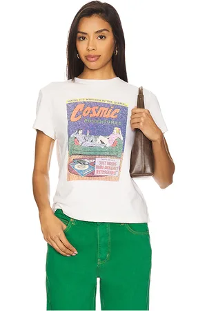 RE/DONE Camiseta retrograde en color blanco talla M en - White. Talla M (también en S, XS).