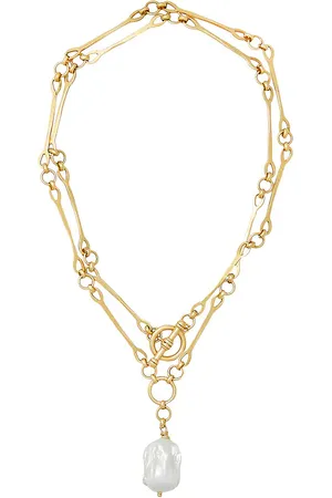 Brinker & Eliza Collar pippa en color oro metálico talla all en - Metallic Gold. Talla all.