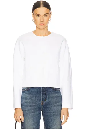 Vince Chaqueta sin cuello en color blanco talla L en - White. Talla L (también en M, S, XL, XS, XXS).