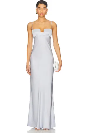BEVZA Vestido con sujetador cuadrado en color azul talla L en - Blue. Talla L (también en M, S).