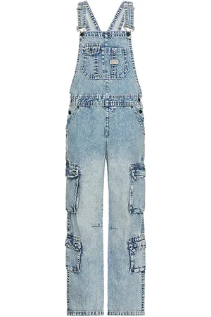 True Religion Double cargo big t overall en color azul talla L en - Blue. Talla L (también en M, S).
