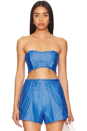 ALEXIS Top bralette alini en color royal talla M en - Royal. Talla M (también en S).