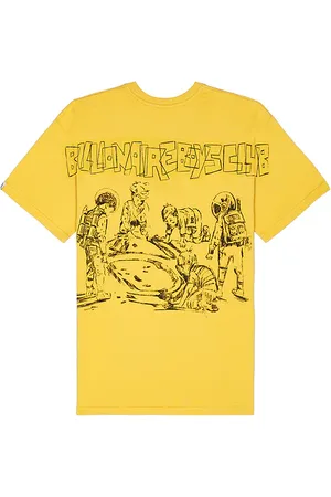 Billionaire Boys Club Camiseta en color amarillo mostaza talla L en - Mustard. Talla L (también en M, S, XL/1X).