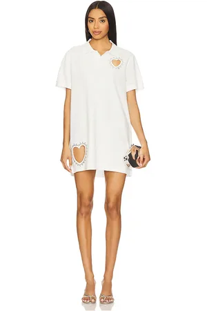AREA Vestido en color talla L en - White. Talla L (también en M, S, XL, XS).
