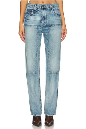 NILI LOTAN Welder jean en color denim claro talla 24 en - Denim-Light. Talla 24 (también en 27).