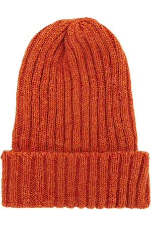 Beams Gorra wool en color talla all en - Orange. Talla all.