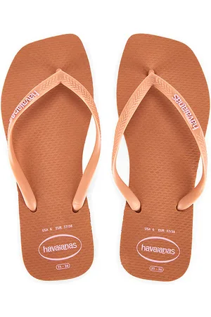 Havaianas Chanclas square logo en color coral talla 35/36 en - Coral. Talla 35/36 (también en 37/38, 39/40, 41/42).