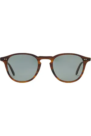 GARRETT LEIGHT Gafas de sol en color marrón talla all en Matte Saddle Tortoise & Semi-flat Blue Smoke - Brown. Talla all.