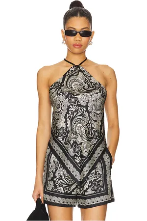 NILI LOTAN Top seda audrey en color negro talla S en - Black. Talla S (también en XS).