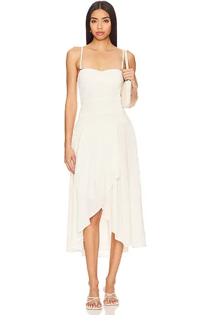 Free People Vestido midi sparkling moment en color talla L en - . Talla L (también en XL).