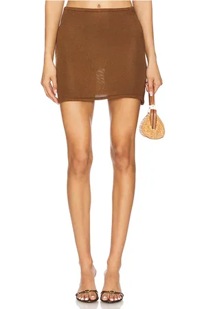 Flook the Label Falda jayla en color marrón talla L en - Brown. Talla L (también en M, S, XL).
