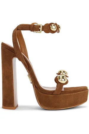 Retrofete Plataforma lirica en color cognac talla 38 en - Cognac. Talla 38 (también en 39, 40).