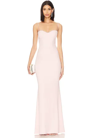 Katie May Vestido largo yasmin en color talla L en - Blush. Talla L (también en XL).