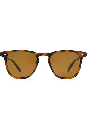 GARRETT LEIGHT Gafas de sol en color marrón talla all en Spotted Brown Shell & Semi-flat Pure Coffee Polar - Brown. Talla all.