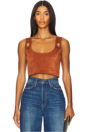 ALEXIS Noire top en color óxido talla M en - Rust. Talla M (también en S).