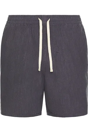 Rhythm Textured linen jam shorts en color talla 30 en - Navy. Talla 30 (también en 32, 33, 34, 36).