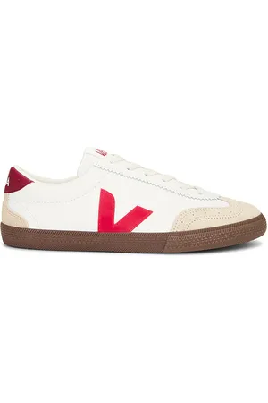 Veja Zapatilla deportiva volley en color blanco talla 40 en White Pekin & Bark - White. Talla 40 (también en 41, 42, 43, 44, 45).