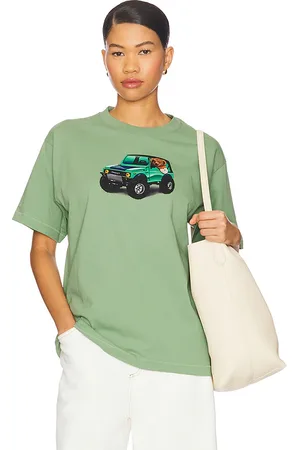 MARKET Camiseta 4x4 en color verde salvia talla M en - Sage. Talla M (también en S, XL/1X).