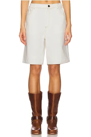 American Vintage Joza street shorts en color ivory talla L en - Ivory. Talla L (también en M, S, XS).