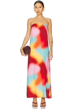 LnA Vestido ekana en color rojo talla L en - Red. Talla L (también en M, S, XS).
