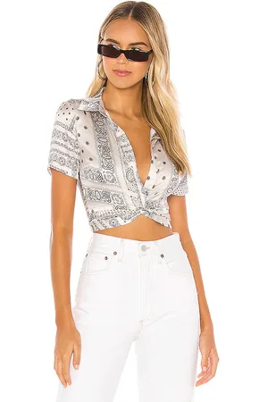superdown Camisa cruzada delante jenela en color blanco talla M en - White. Talla M (también en S, XS, XXS).