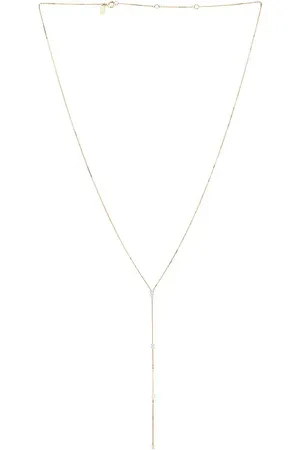 EF Collection Collar lariat diamond callae en color oro metálico talla all en - Metallic Gold. Talla all.
