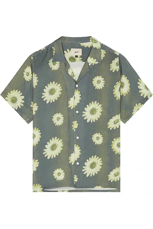 Bather Camisa manga corta concrete air garden en color talla L en - Grey. Talla L (también en M, S, XL/1X).