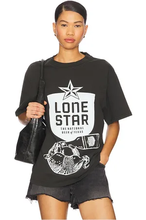 Philcos Camiseta boxy lone star armadillo en color negro talla L en - Black. Talla L (también en M, S, XL/1X).