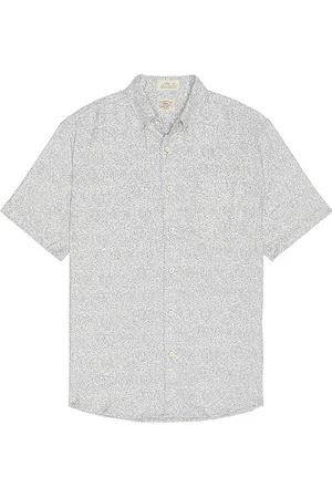 Faherty Camisa manga corta breeze en color azul talla L en - Blue. Talla L (también en M, S, XL/1X).