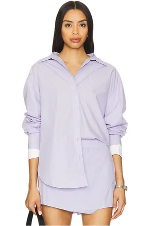 LINE & DOT Camisa maxin en color lavanda talla L en - Lavender. Talla L (también en M, S, XL, XS).