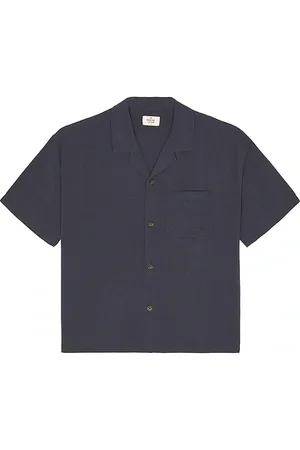 Marine Camisa de resort oversized en color azul marino talla L en - Navy. Talla L (también en M, S, XL/1X).