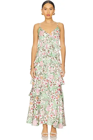 ELLIATT Maxivestido maysa en color verde talla L en - Green. Talla L (también en M, S, XL, XS).