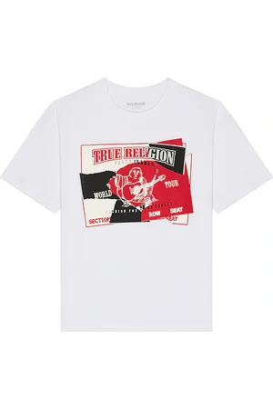 True Religion Camiseta en color blanco talla L en - White. Talla L (también en M, S, XL/1X).