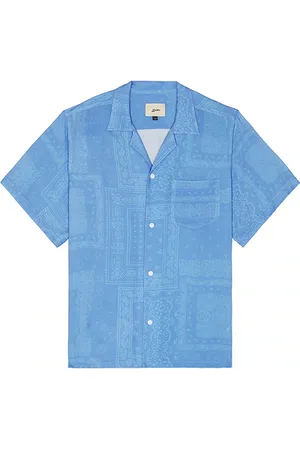 Bather Camisa campestre bandana en color talla L en - Blue. Talla L (también en M, S, XL/1X).