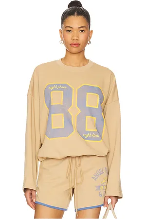 The Mayfair Group Sudadera angel track & field vintage en color bronce talla L/XL en - Tan. Talla L/XL (también en M/L
