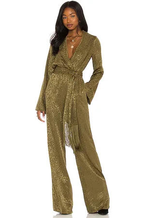 House of Harlow X revolve rossi jumpsuit en color talla S en - Olive. Talla S (también en XS).