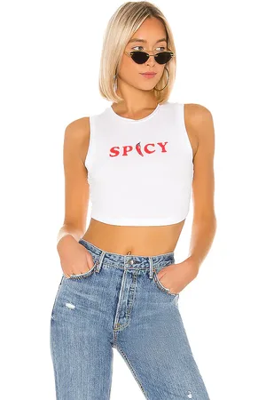 superdown Camiseta recortada dulce en color blanco talla L en - White. Talla L (también en M, S, XL, XS, XXS).