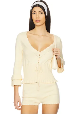 DANIELLE GUIZIO Mathilde top en color talla L en - . Talla L (también en M, S, XL, XS).