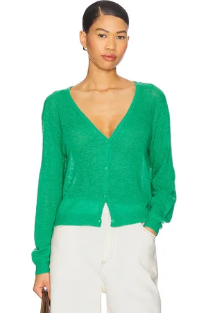 American Vintage Cárdigan dummy en color verde talla L en - Green. Talla L (también en M, S).