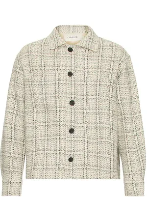 Frame Chaqueta tipo sobrecamisa en color blanco talla M en - White. Talla M (también en XL).