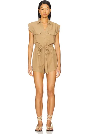 heartLoom Morgana romper en color bronce talla L en - Tan. Talla L (también en M, S, XL, XS).
