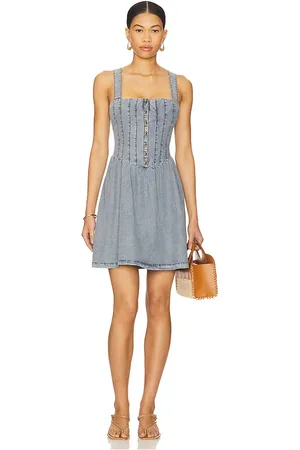 heartLoom Vestido alison en color azul talla L en - Blue. Talla L (también en M, S, XL, XS).