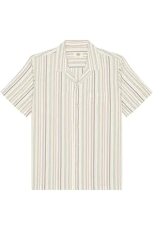Marine Dobby resort shirt en color crema talla L en - Cream. Talla L (también en M, S, XL/1X).