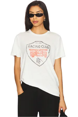 LAUREN MOSHI Camiseta gráfica wolf en color blanco talla L en - White. Talla L (también en M, S, XL, XS).