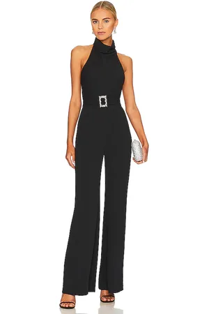 Amanda Uprichard Samba jumpsuit en color talla L en - Black. Talla L (también en XL).