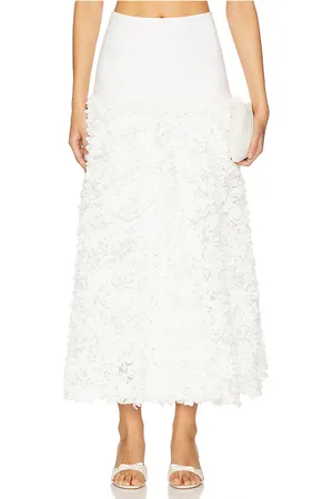ALEXIS Falda bria en color talla L en - White. Talla L (también en M, S, XS).