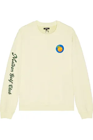 Malbon Golf Sudadera deportiva cuello redondo gd en color blanco talla L en - White. Talla L (también en M, S, XL/1X).