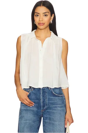 Citizens of Humanity Top sin mangas ambrose en color ivory talla L en - Ivory. Talla L (también en M, S, XL).